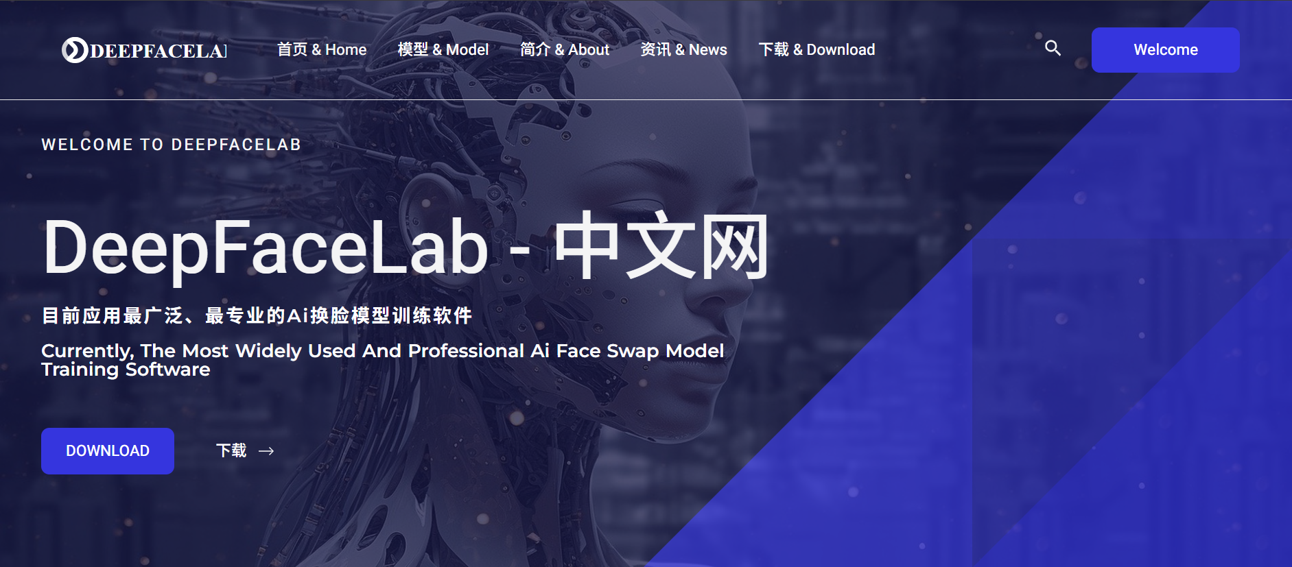 Deepface AI Face Swap Example