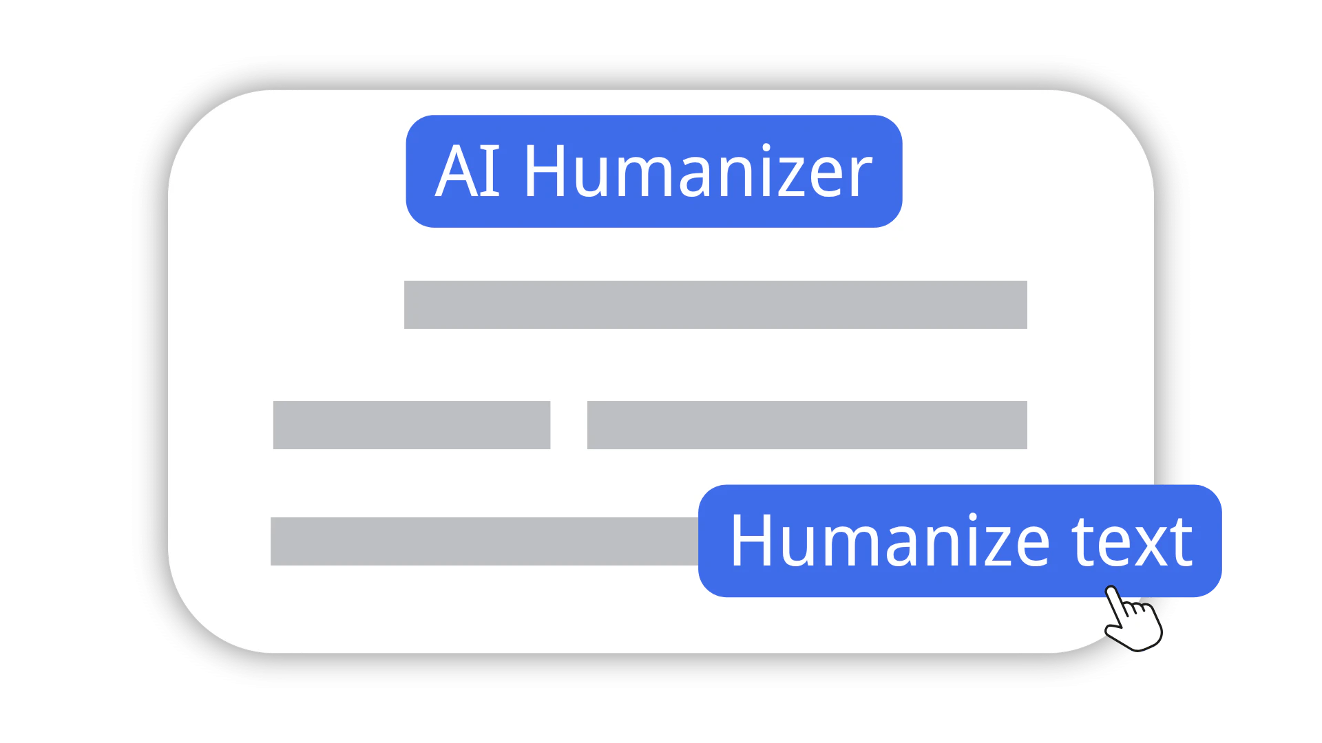 Step 2: Click Humanize