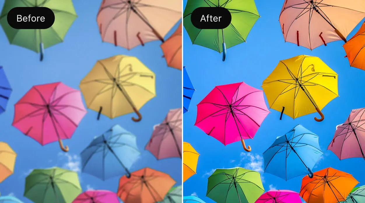 One-Click Enhancement: Professional Results