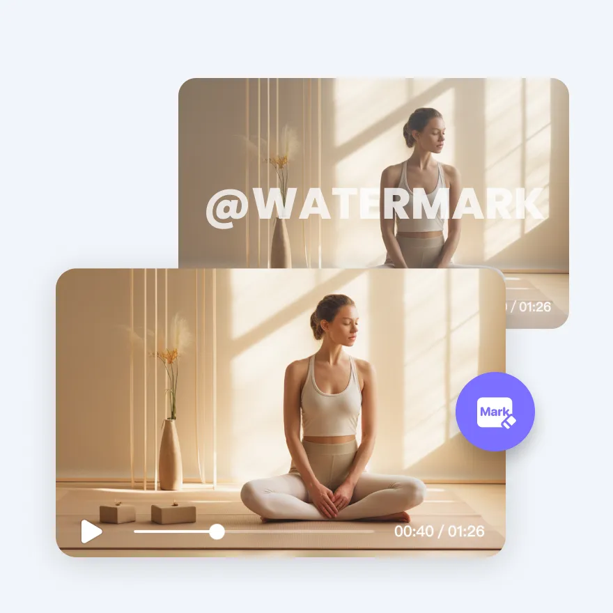 Instant Watermark Removal for Flawless Videos