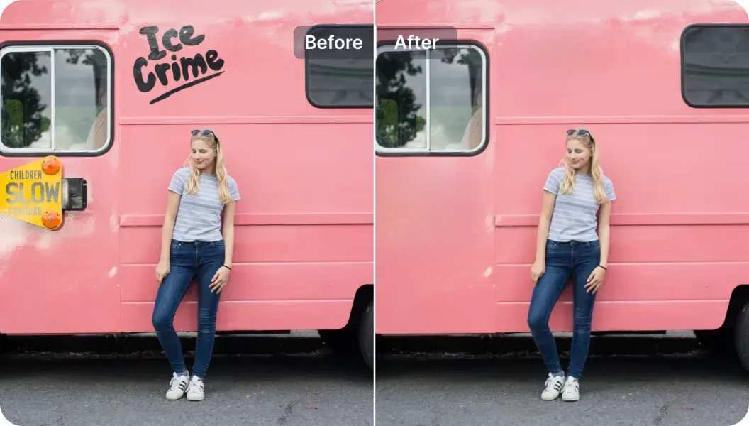 Replace Unwanted Objects with AI Generative Fill